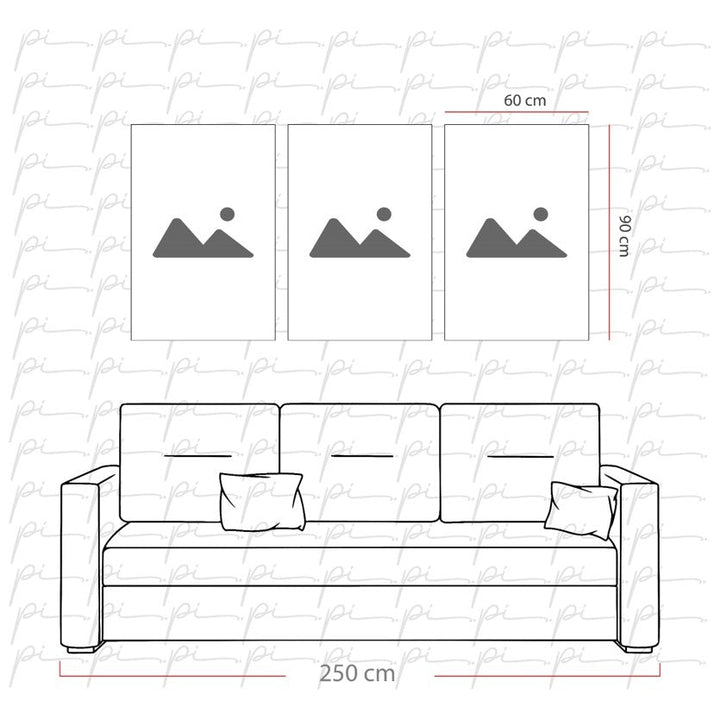 Atatürk Köşesi Triple Cam Tablo