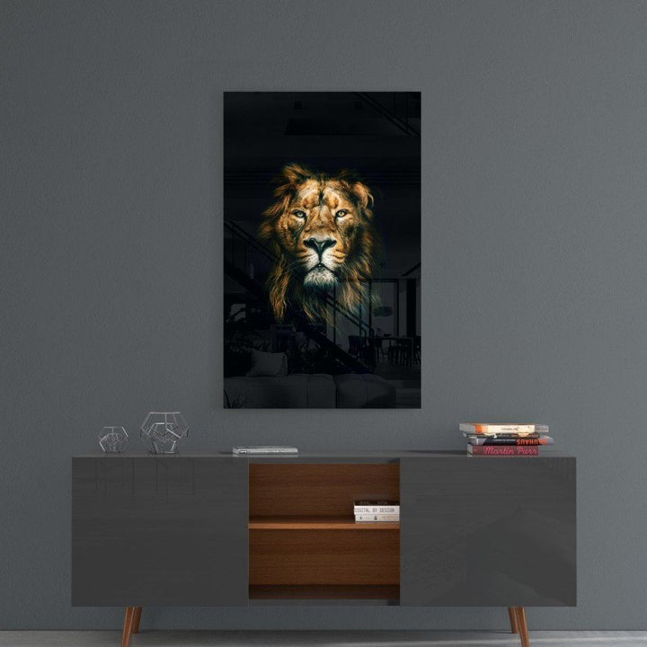 Aslan Cam Tablo