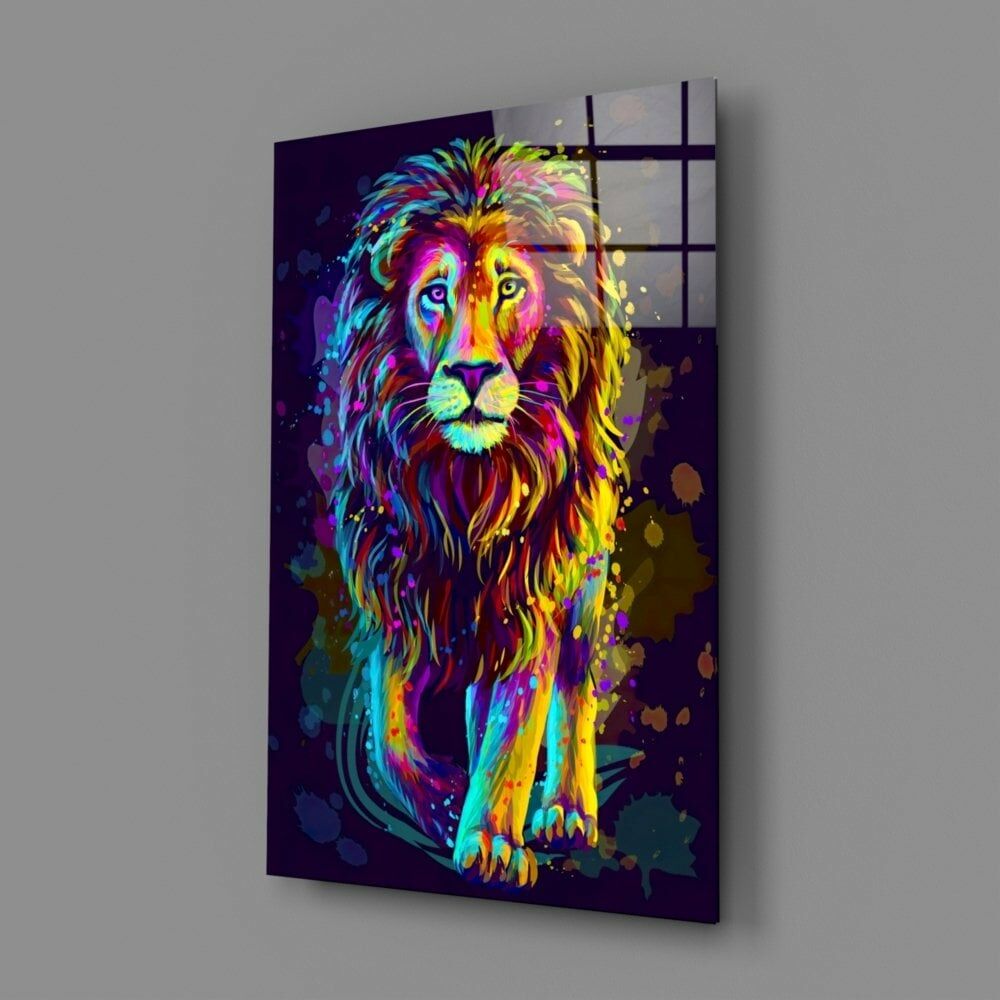 Aslan Cam Tablo No:1054