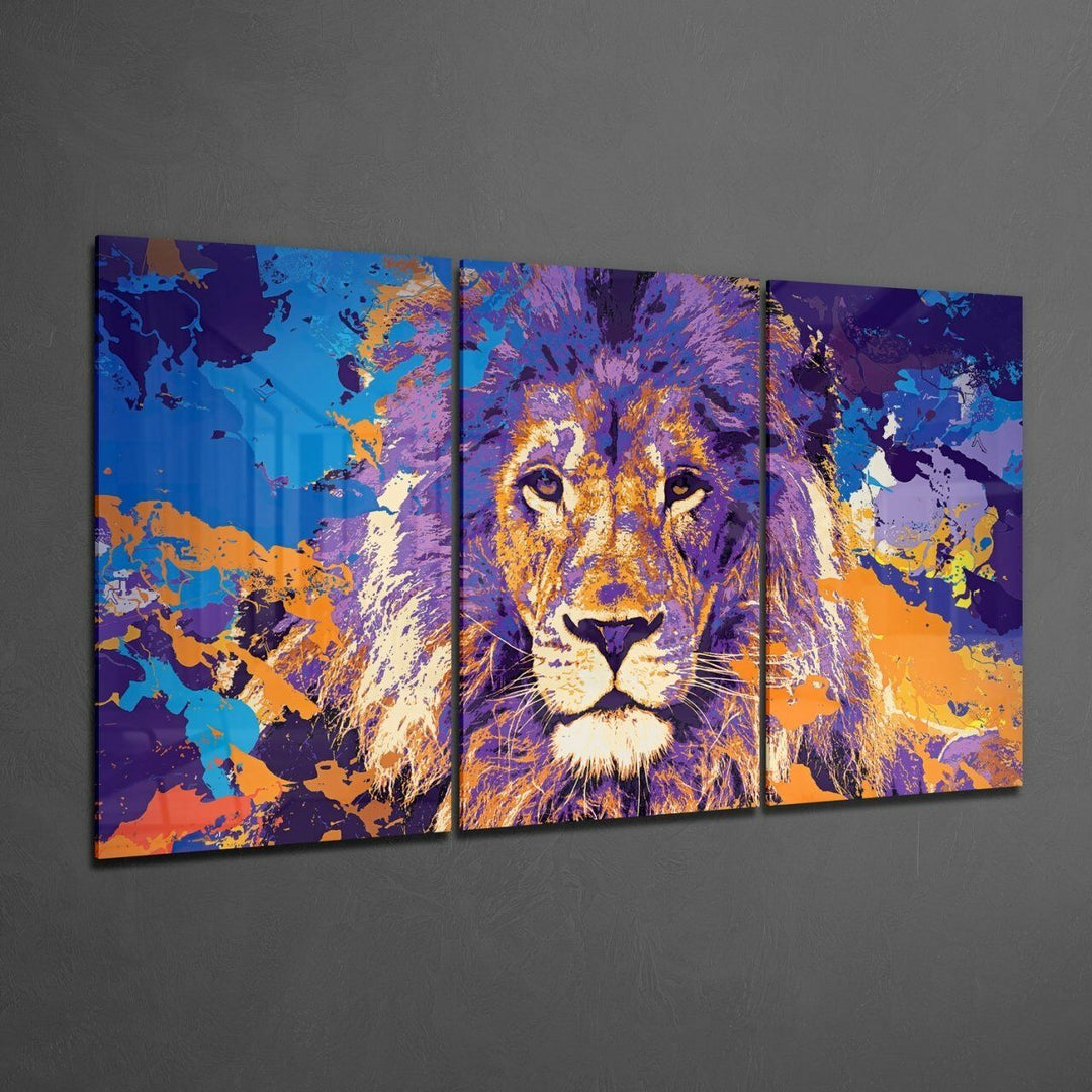 Aslan Cam Tablo No:2054