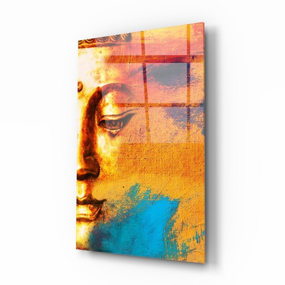 Buddha Portre Cam Tablo