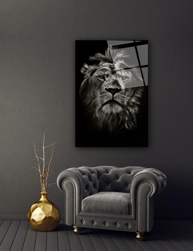 Aslan Cam Tablo