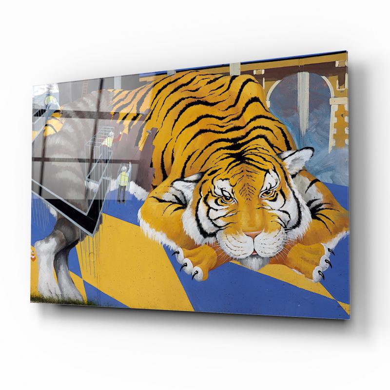 Aslan Cam Tablo