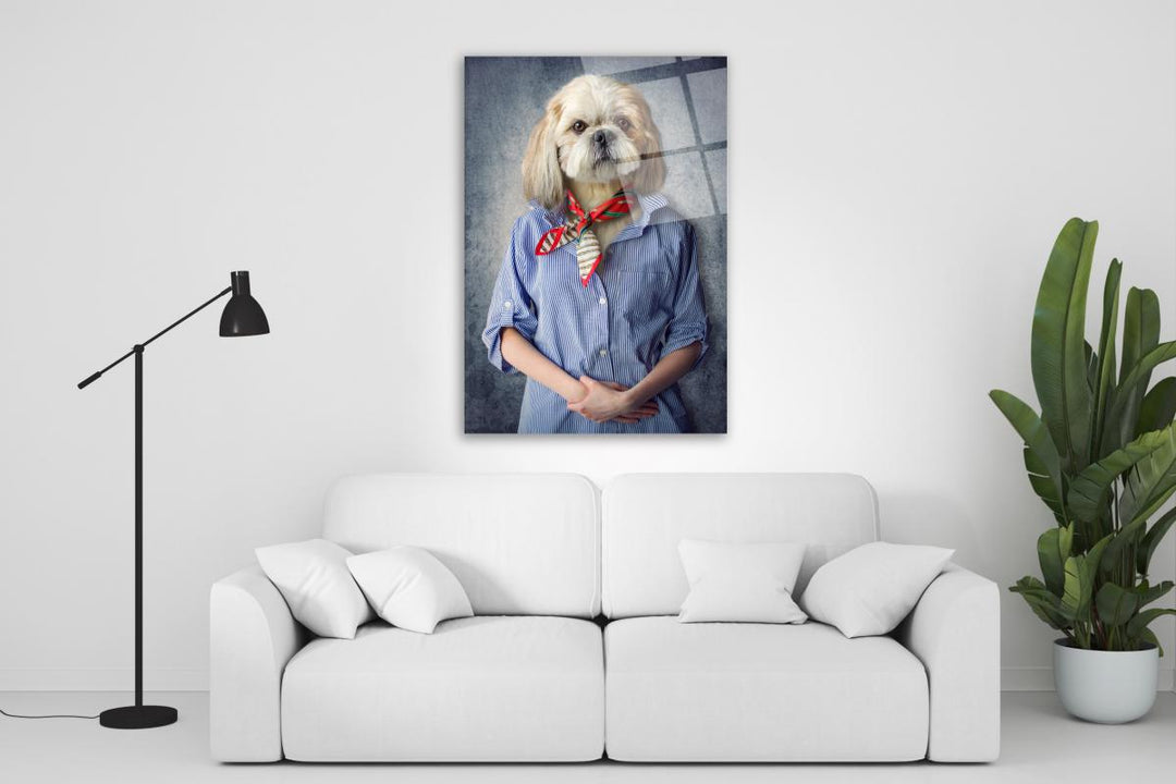 Köpek Cam Tablo