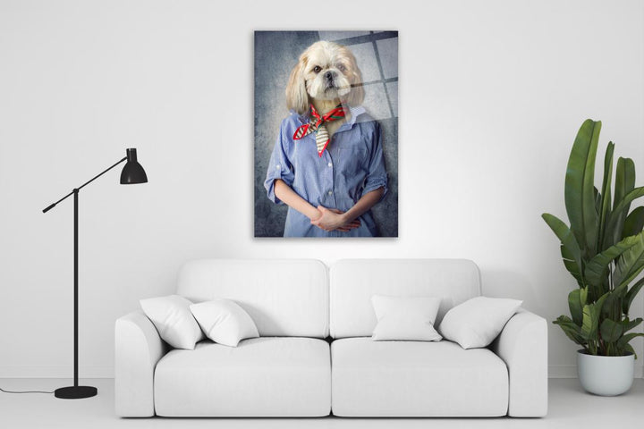 Köpek Cam Tablo