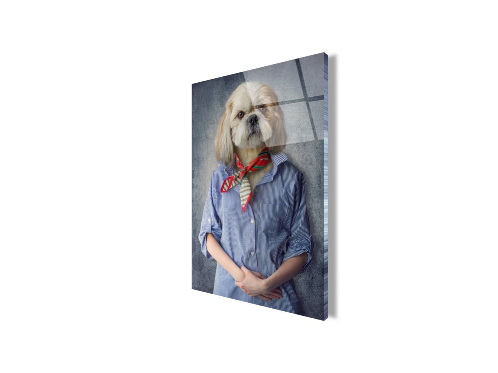 Köpek Cam Tablo