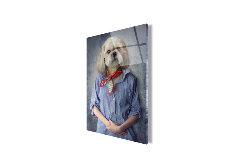 Köpek Cam Tablo