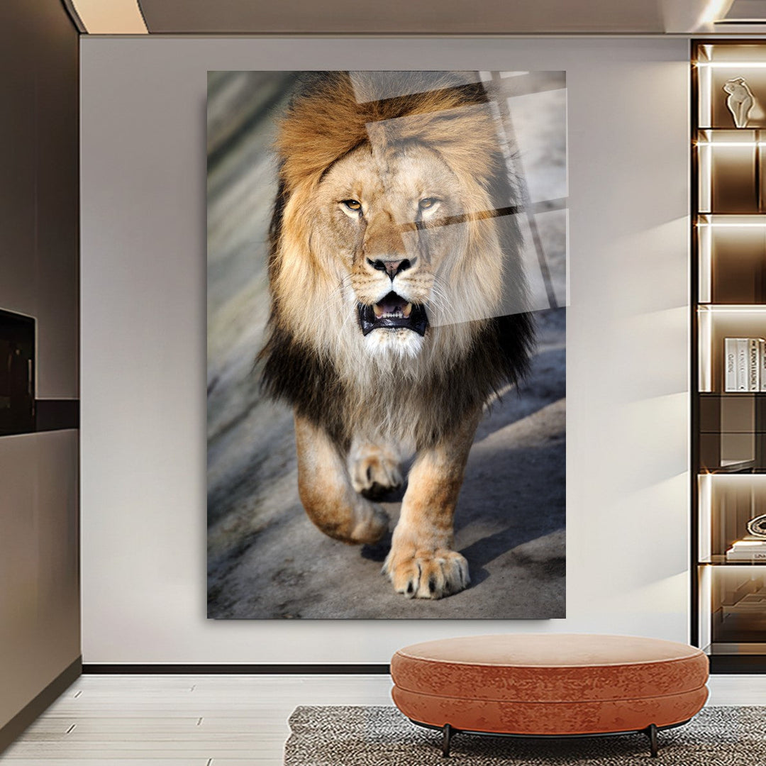 Aslan Cam Tablo