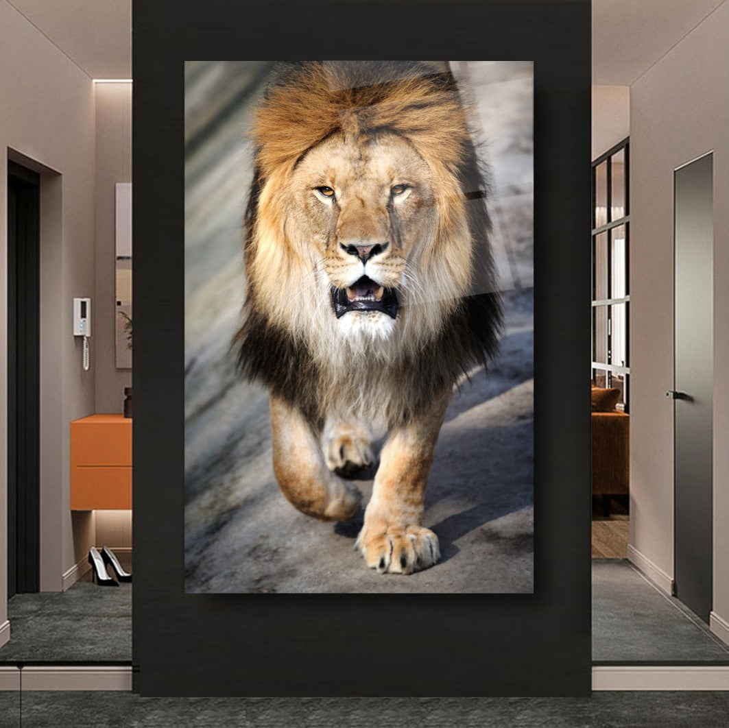 Aslan Cam Tablo