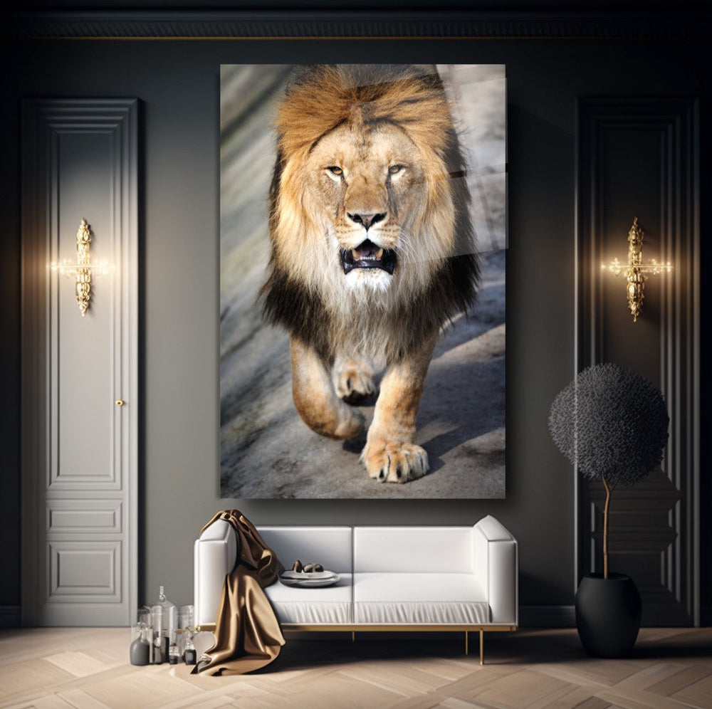 Aslan Cam Tablo