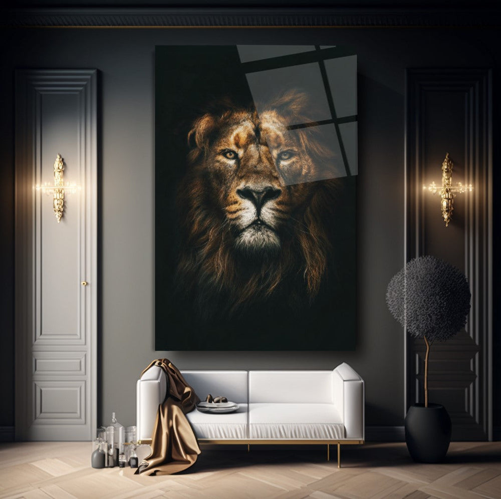 Aslan Cam Tablo
