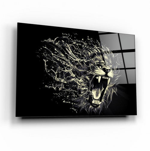 Aslan Cam Tablo