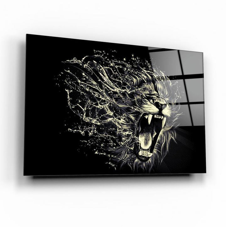 Aslan Cam Tablo