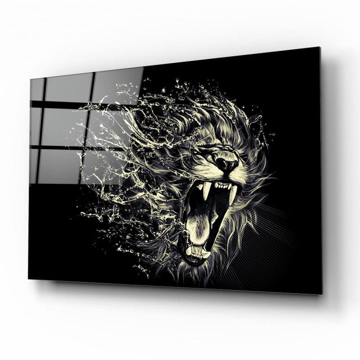 Aslan Cam Tablo
