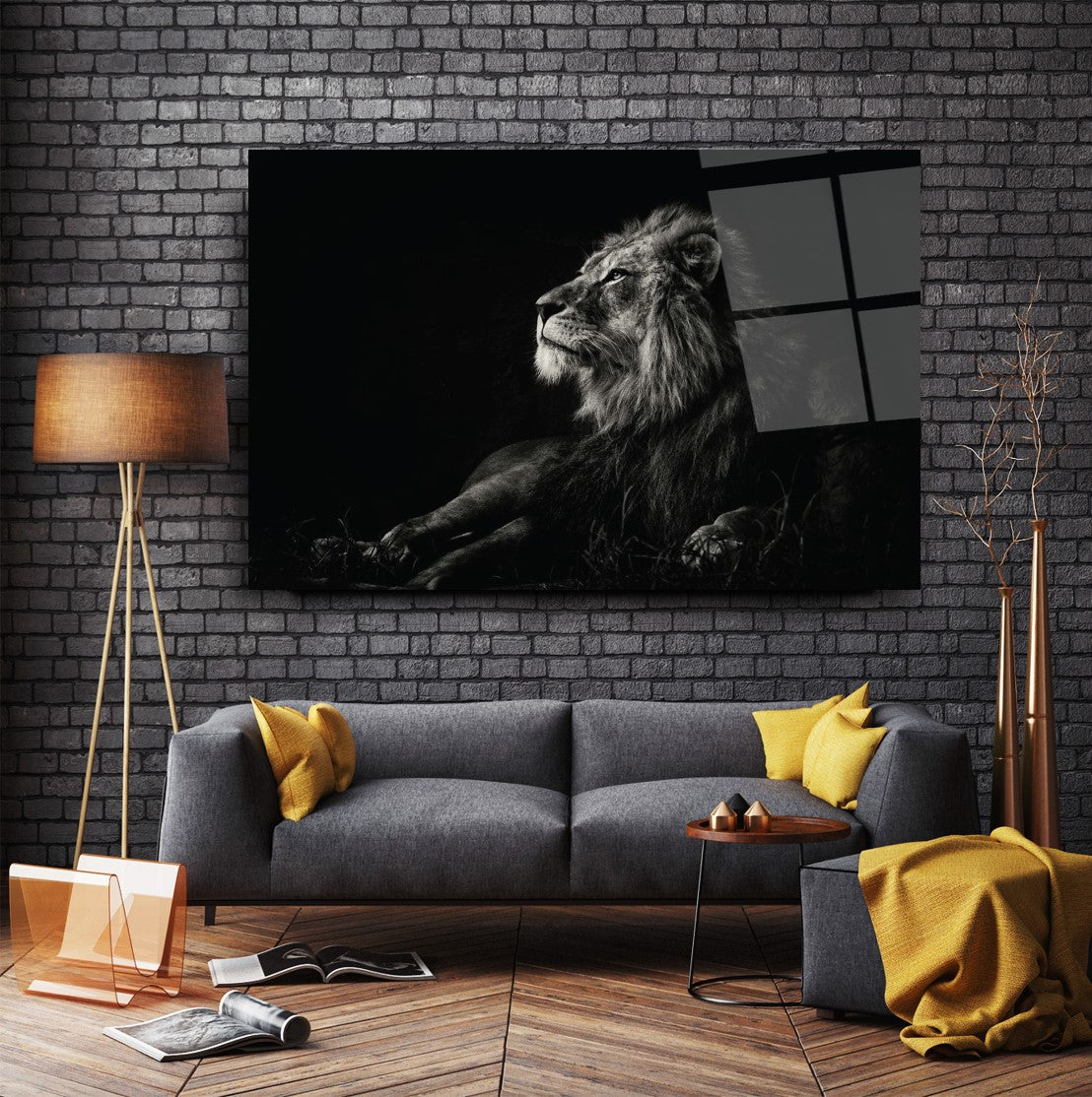Aslan Cam Tablo