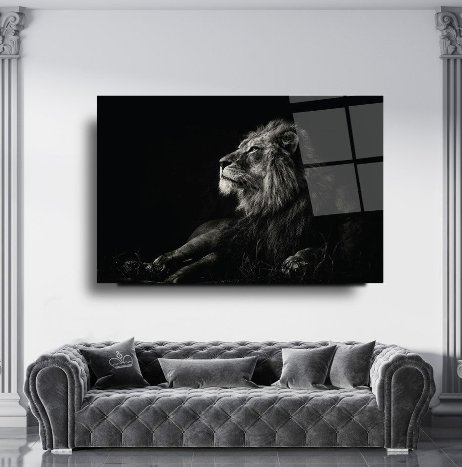 Aslan Cam Tablo