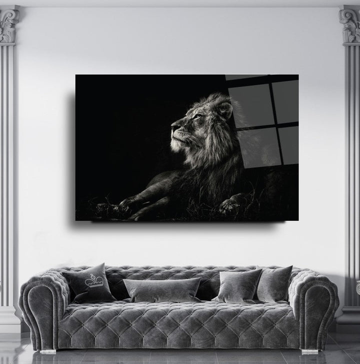 Aslan Cam Tablo