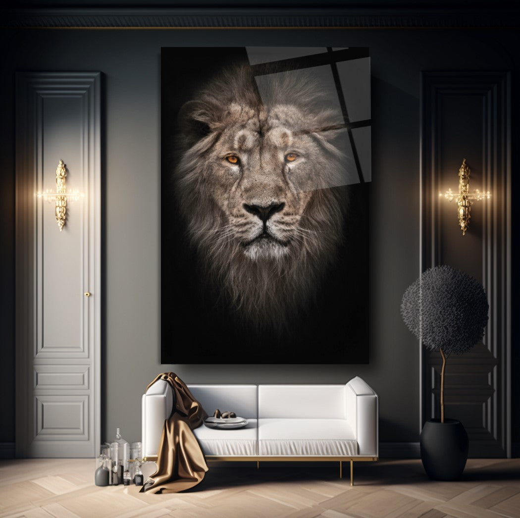 Aslan Cam Tablo