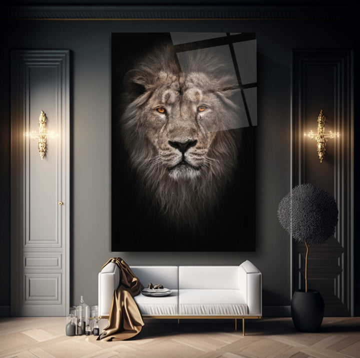 Aslan Cam Tablo
