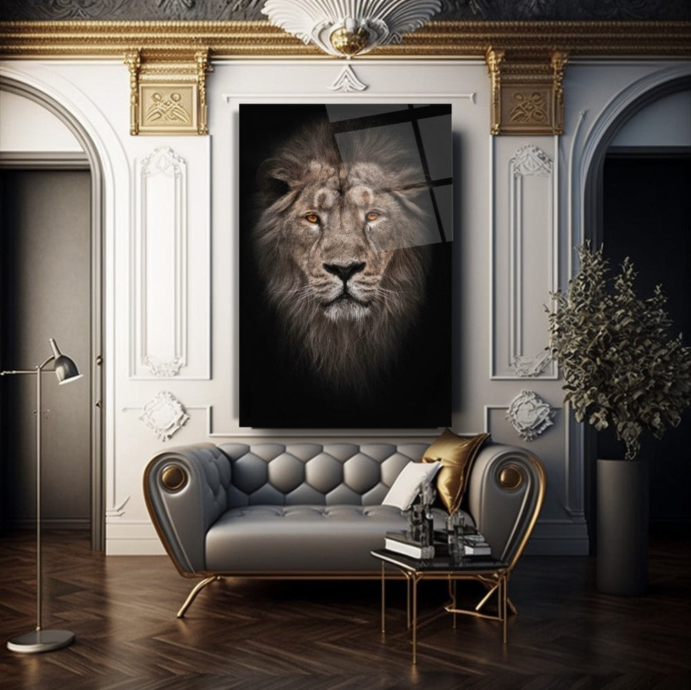 Aslan Cam Tablo