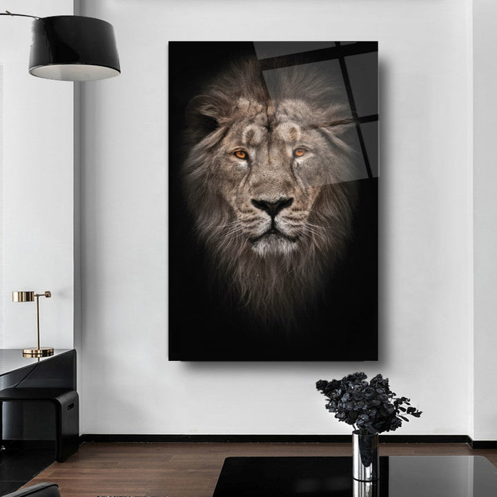 Aslan Cam Tablo