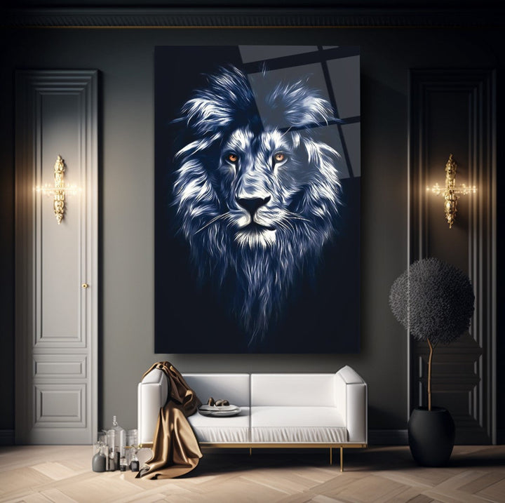 Aslan Cam Tablo