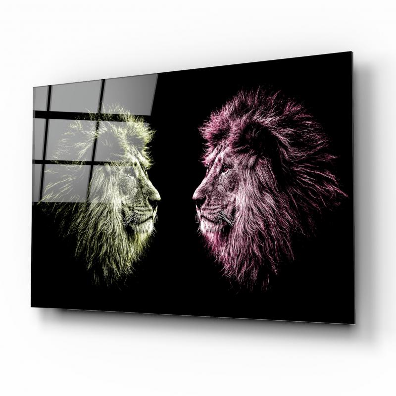 Aslan Cam Tablo