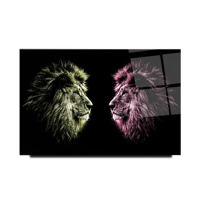 Aslan Cam Tablo