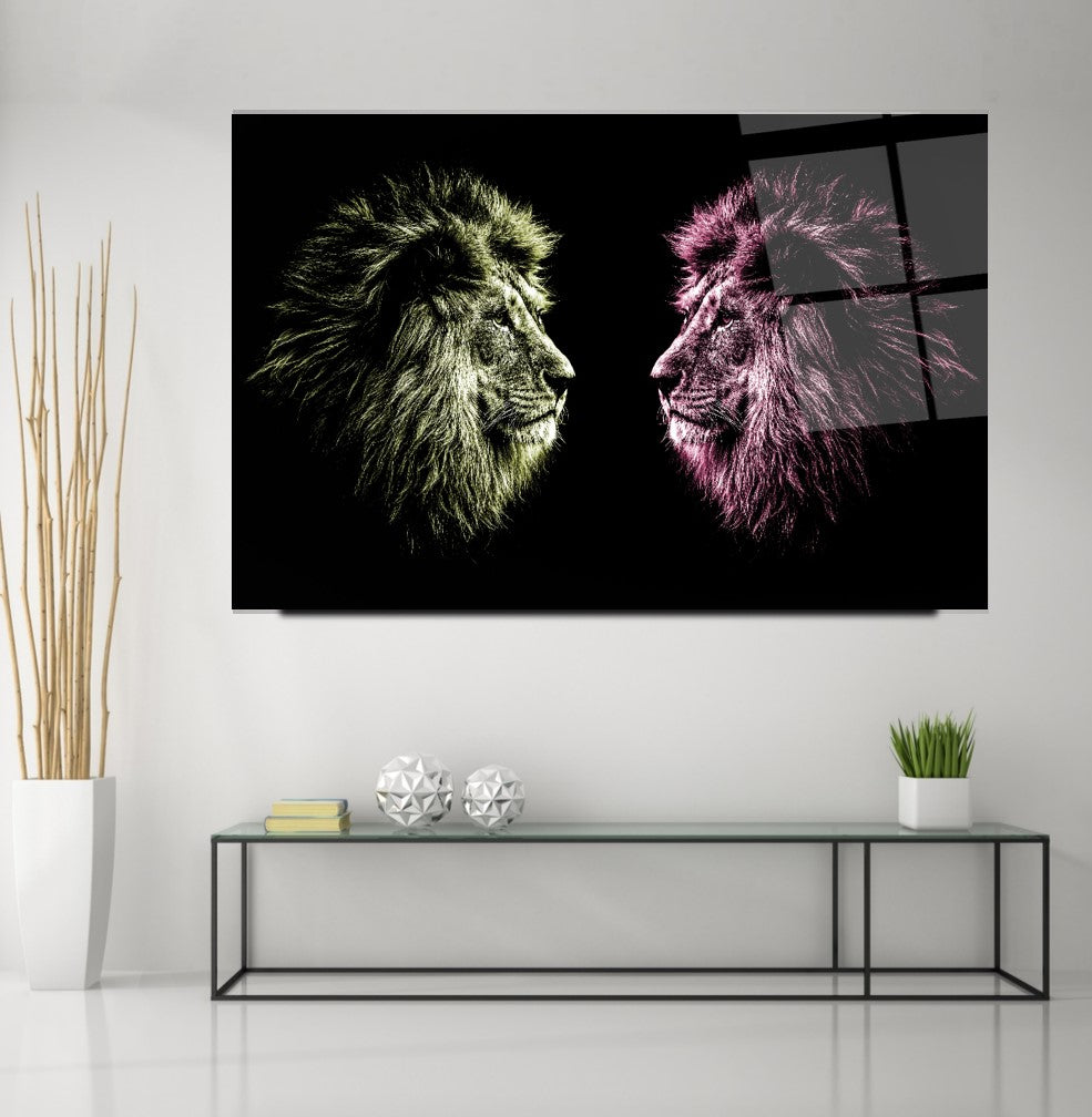 Aslan Cam Tablo