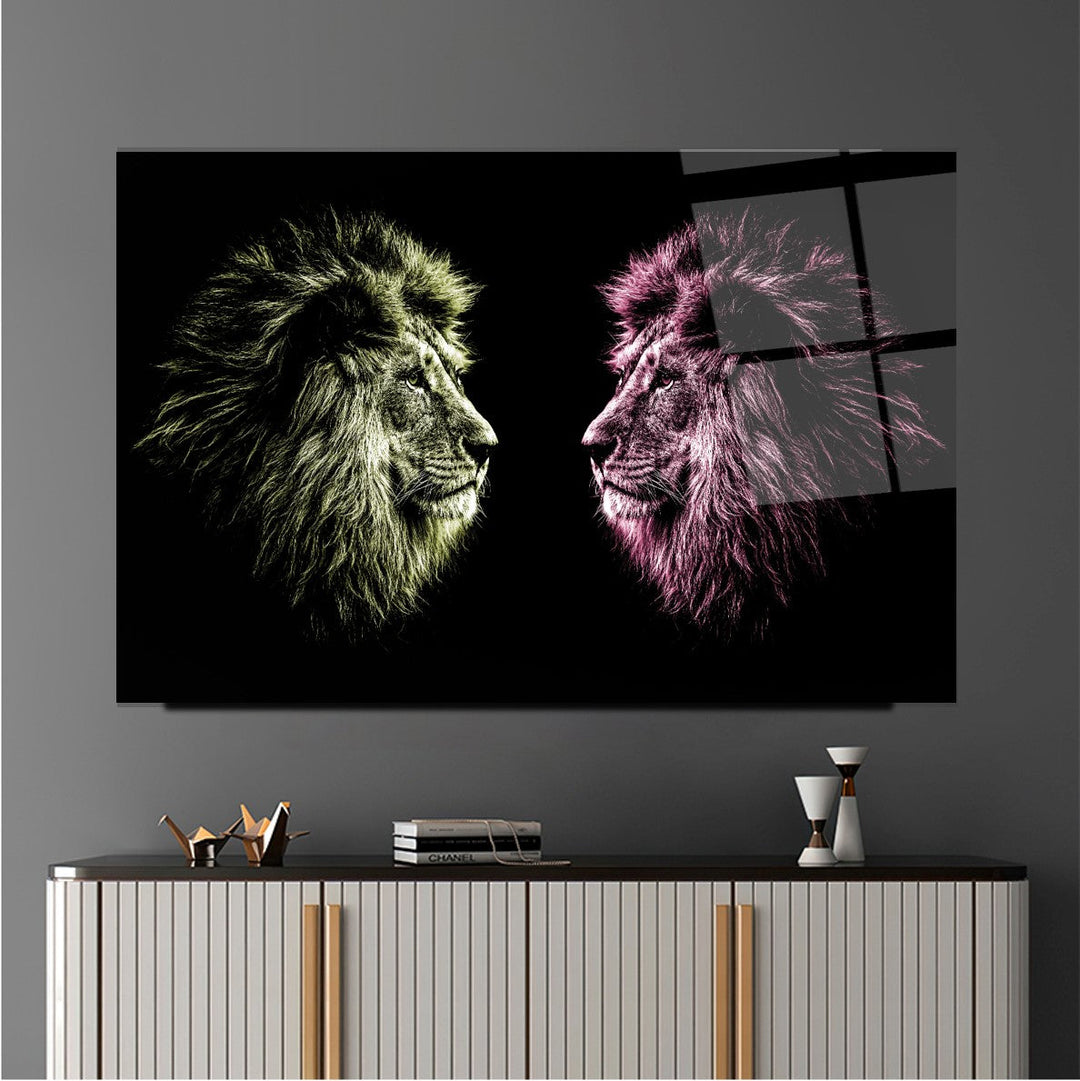 Aslan Cam Tablo