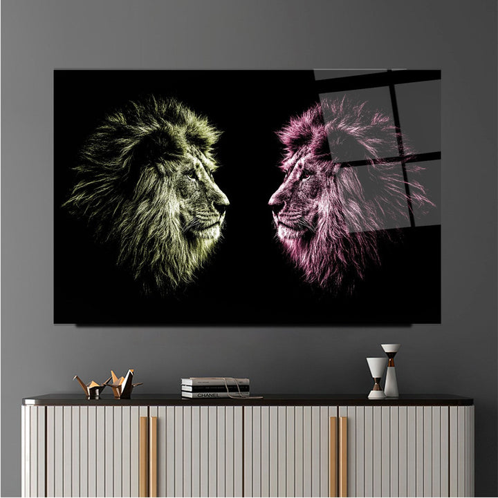Aslan Cam Tablo