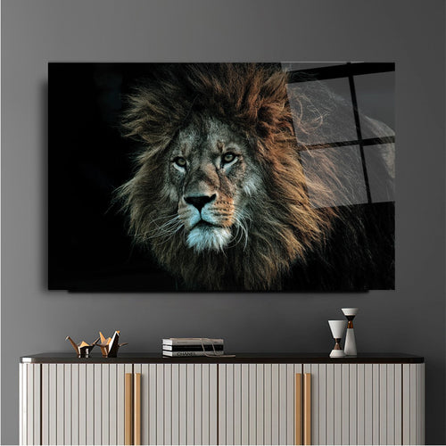 Aslan Cam Tablo