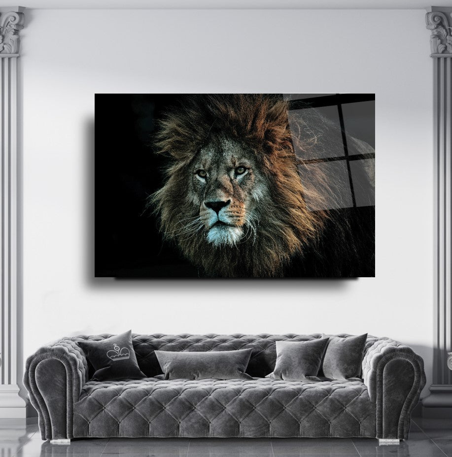 Aslan Cam Tablo