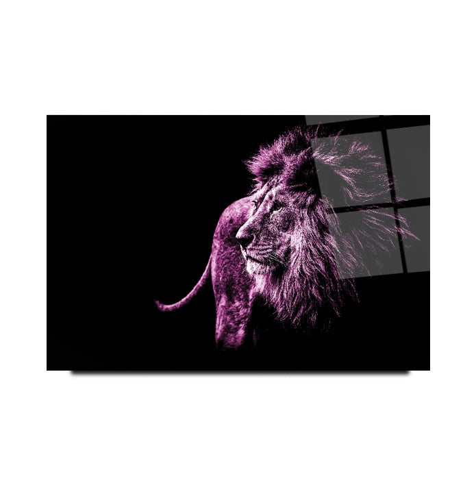 Aslan Cam Tablo