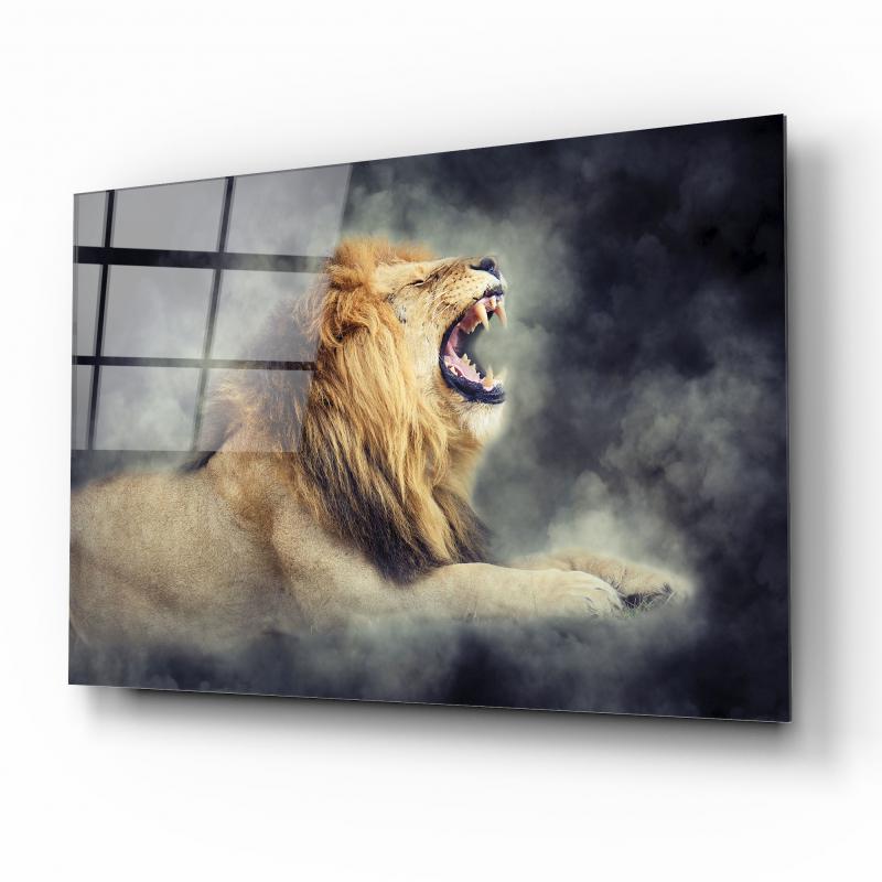 Aslan Cam Tablo