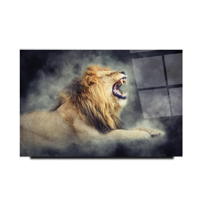 Aslan Cam Tablo