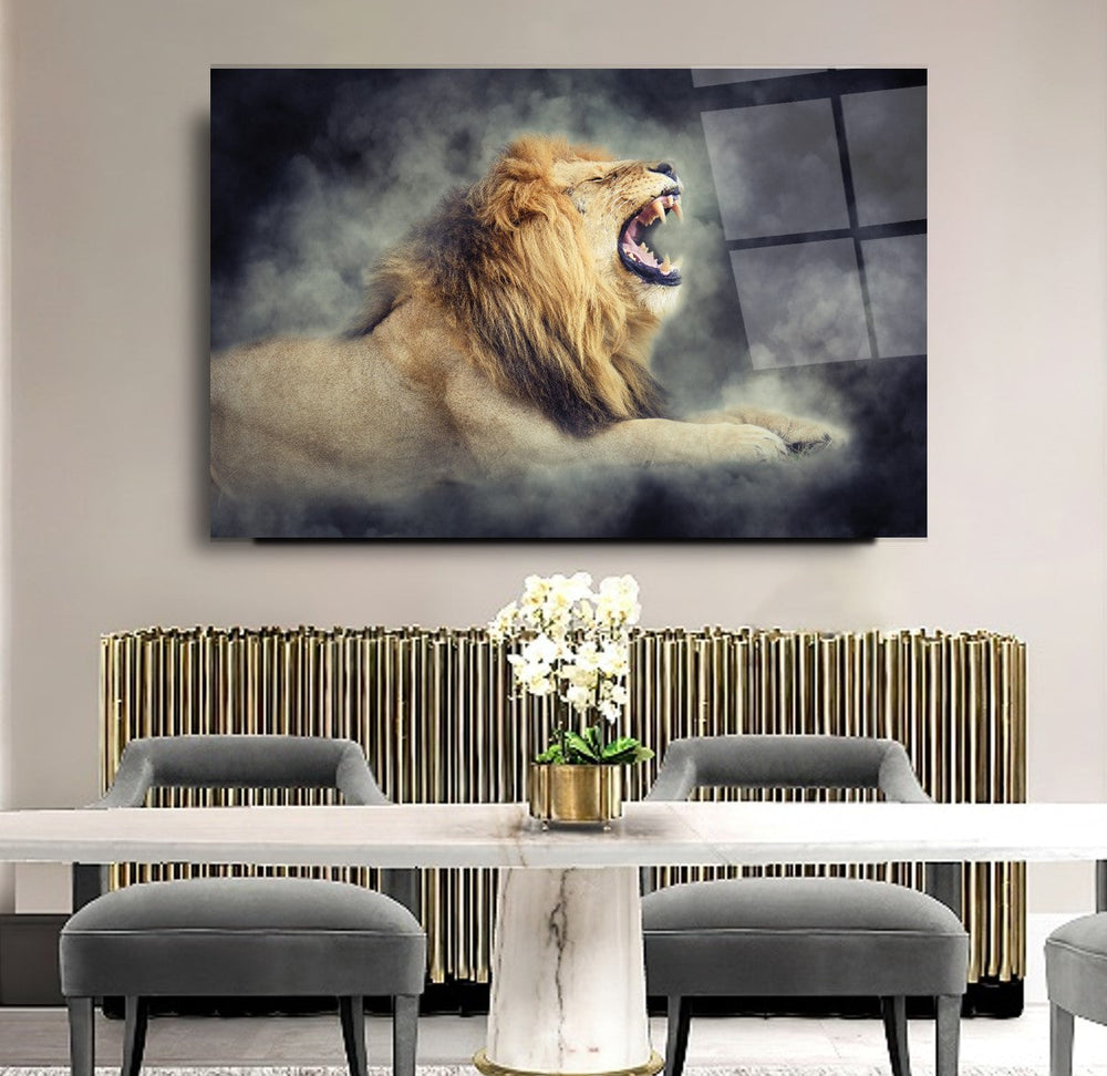 Aslan Cam Tablo