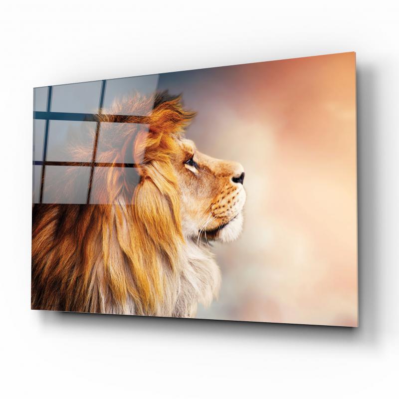 Aslan Cam Tablo
