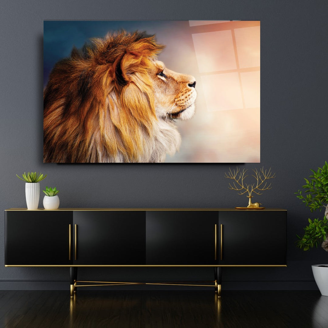 Aslan Cam Tablo