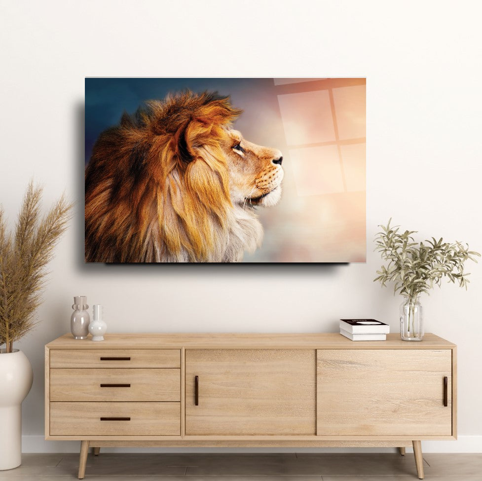 Aslan Cam Tablo