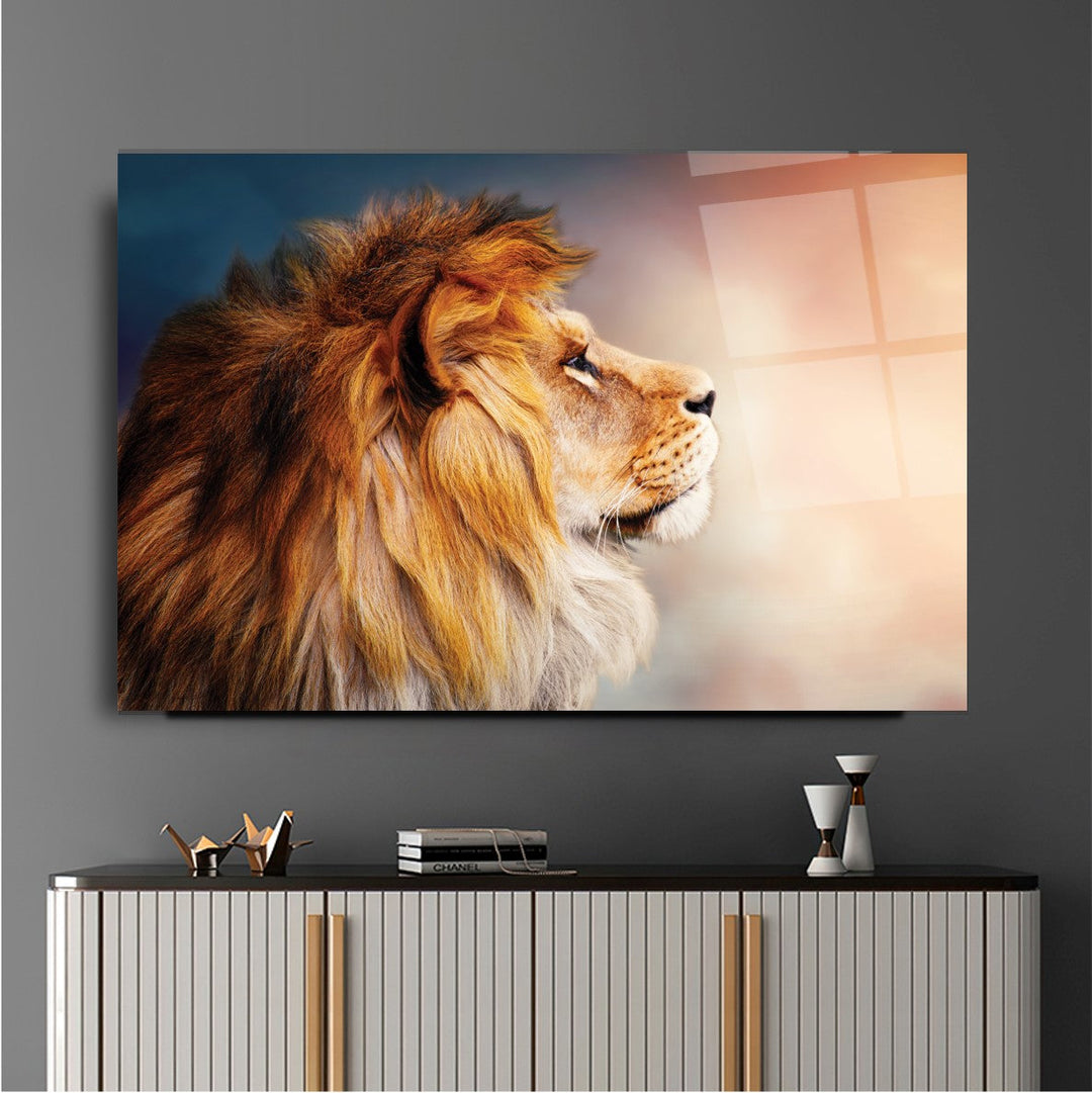 Aslan Cam Tablo