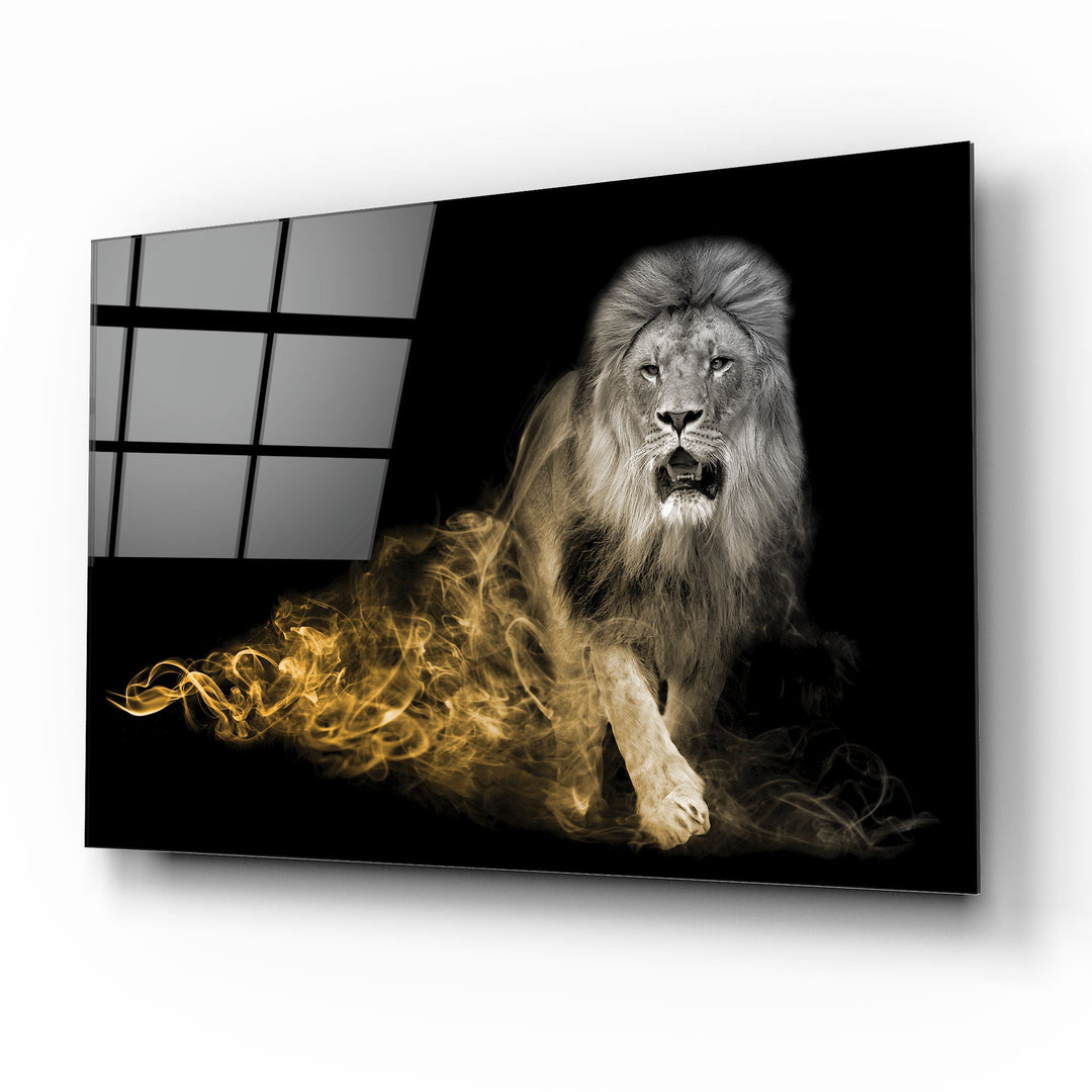 Aslan Cam Tablo