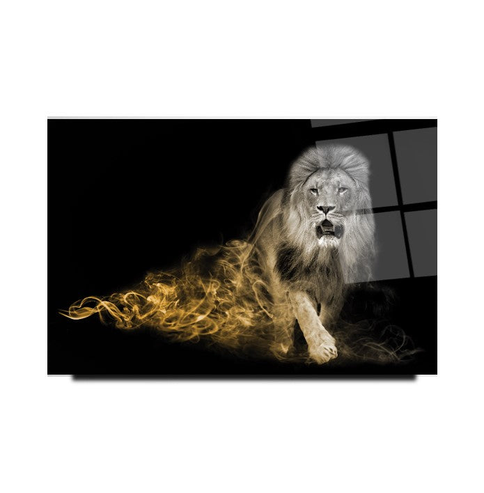 Aslan Cam Tablo