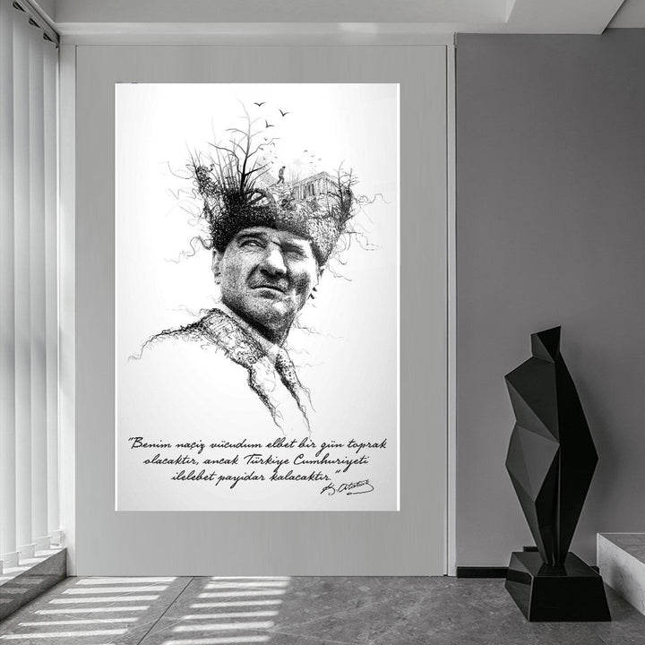 Atatürk Cam Tablo
