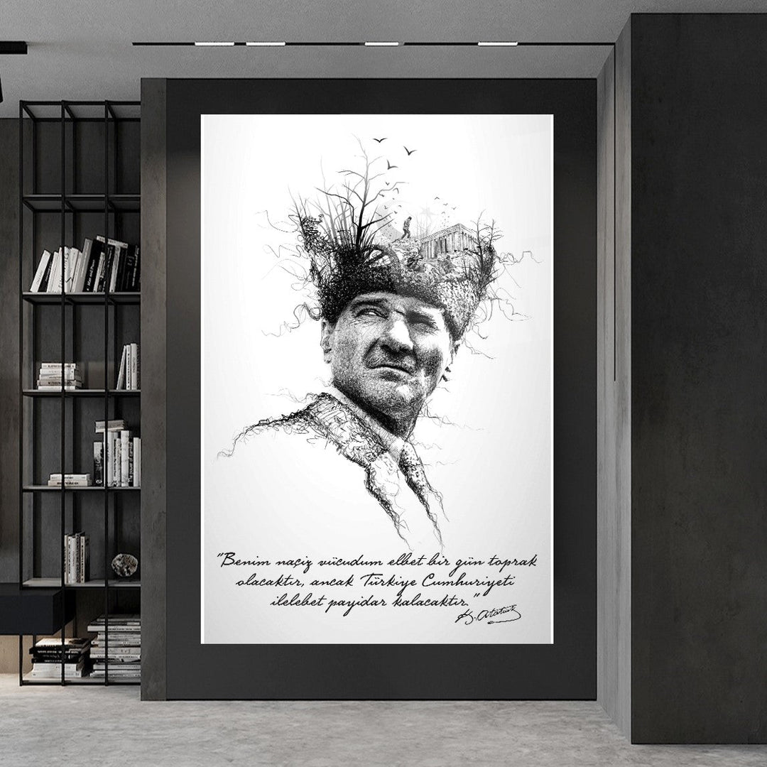 Atatürk Cam Tablo