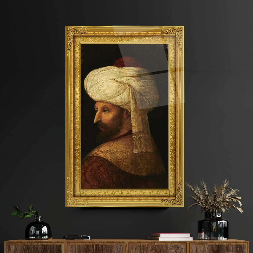 Fatih Sultan Mehmet Cam Tablo
