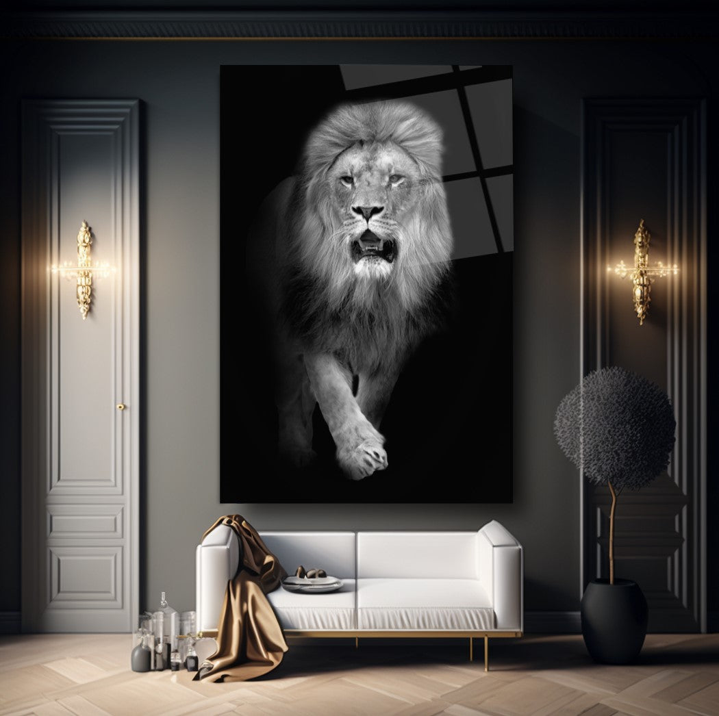 Aslan Cam Tablo