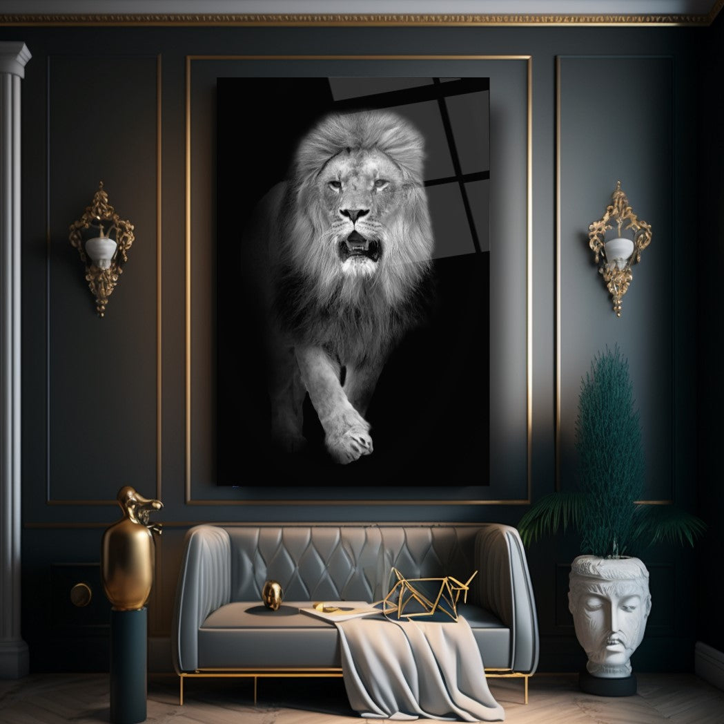 Aslan Cam Tablo