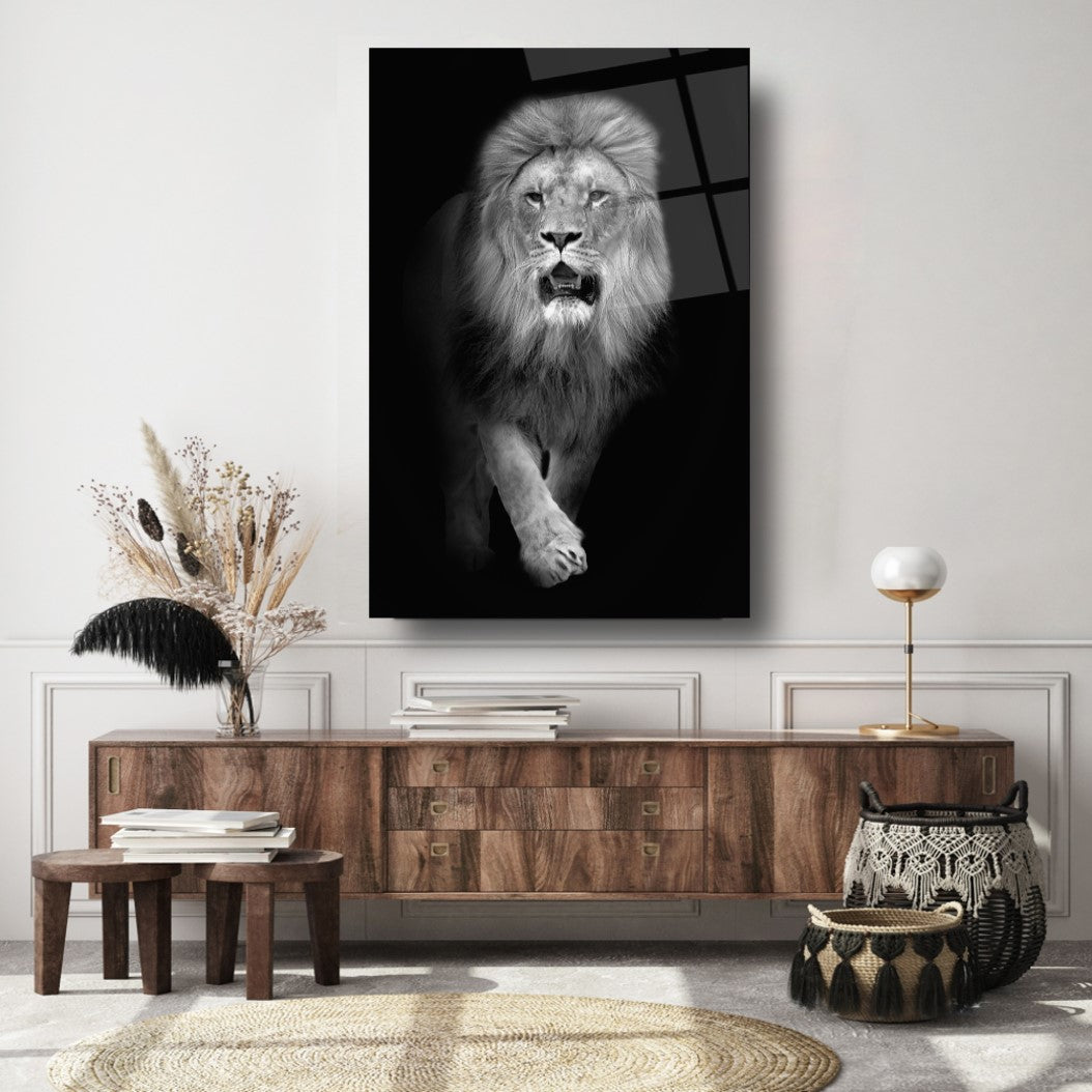 Aslan Cam Tablo