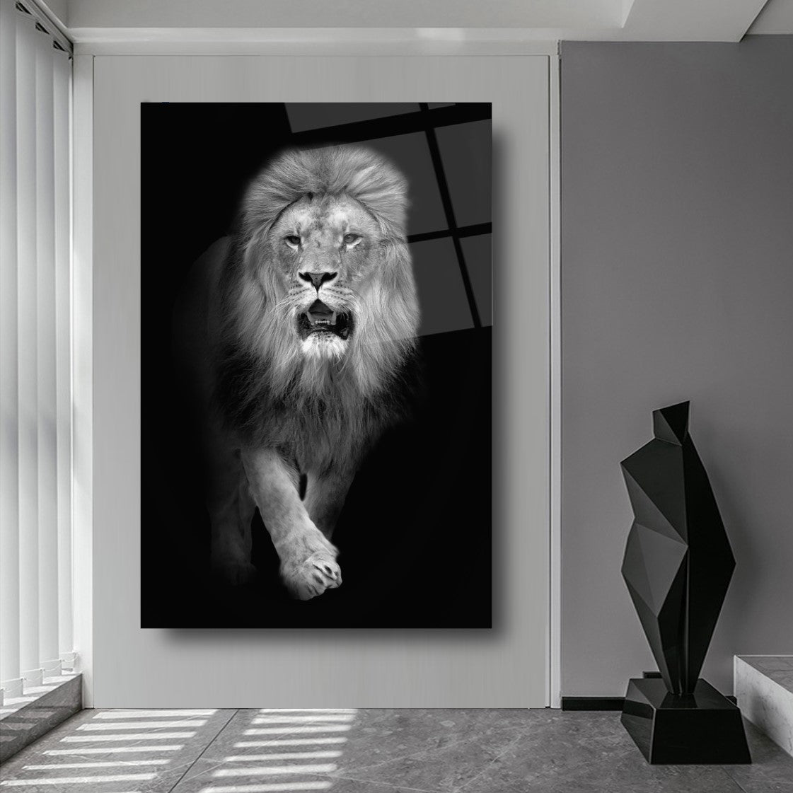 Aslan Cam Tablo